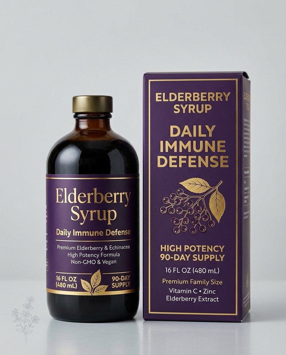 Daily Immune Defense — Elderberry Syrup 16 fl oz