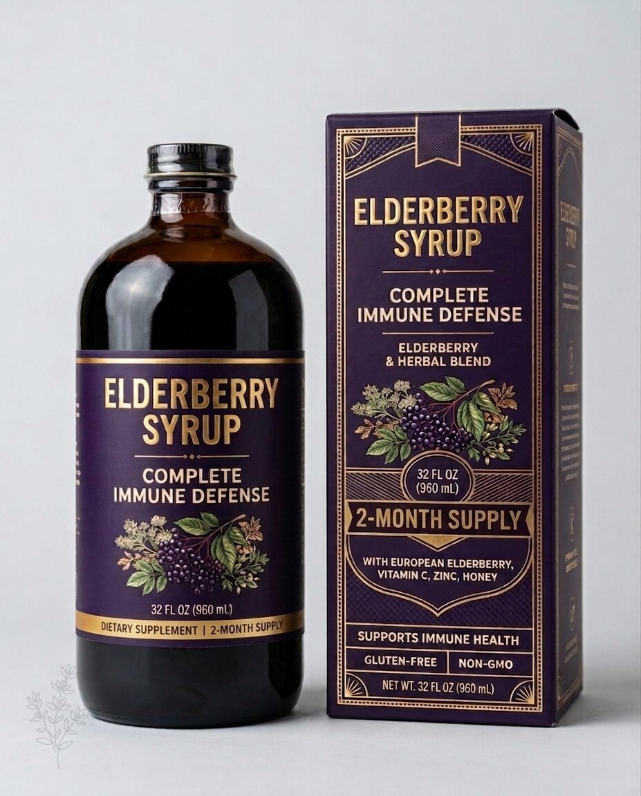 Complete Immune Defense — Elderberry Syrup 32 fl oz